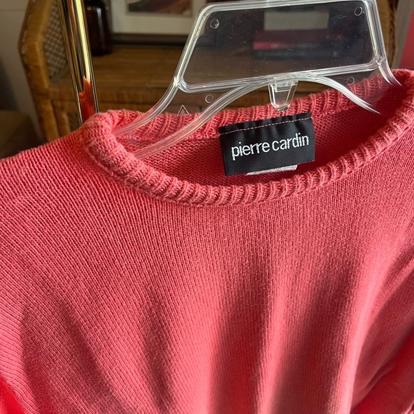 100% Cotton Vintage Pierre Cardin Coral sweater. - Picture 3 of 9